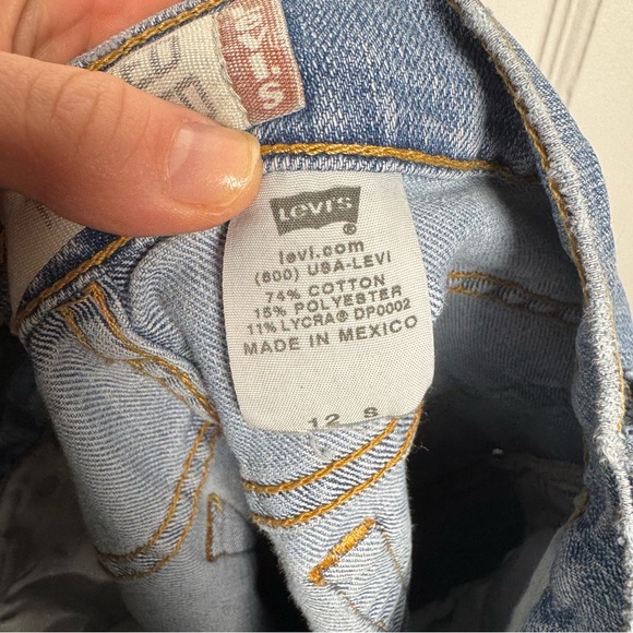 Vintage Levi’s 550 Relaxed Fit Tapered Leg jeans size 12 Short - Picture 14 of 15